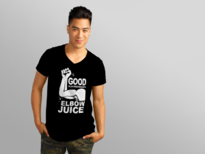 Elbow Juice - Black T-Shirt