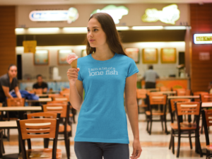 I am a bit of a lone fish - Ladies T-Shirt