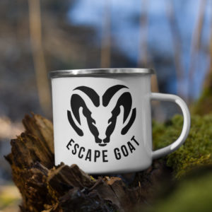 Escape Goat - Enamel Camping Mug