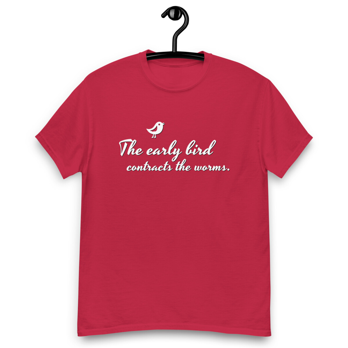The Early Bird Contracts The Worms - Red T-Shirt